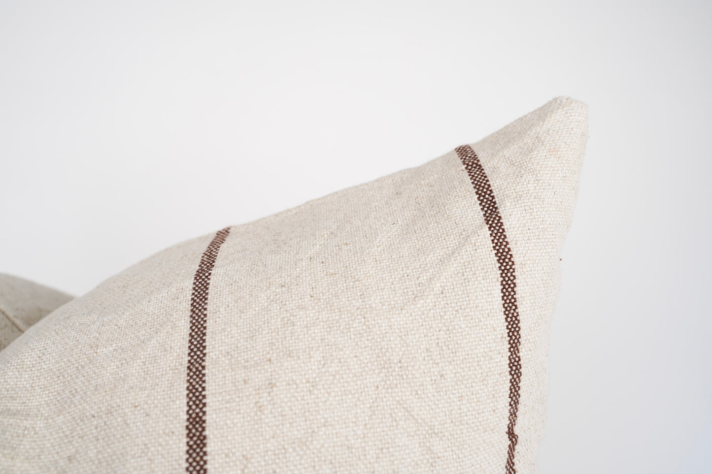 Maple Brown Stripe Cushion Cover 55x55cm