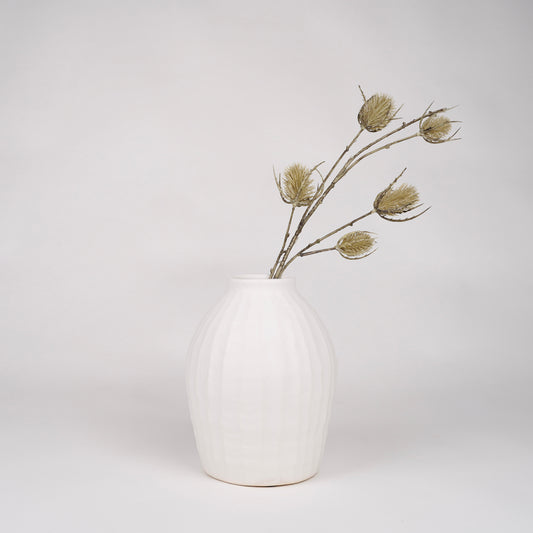 Naltika White Vase 23cm