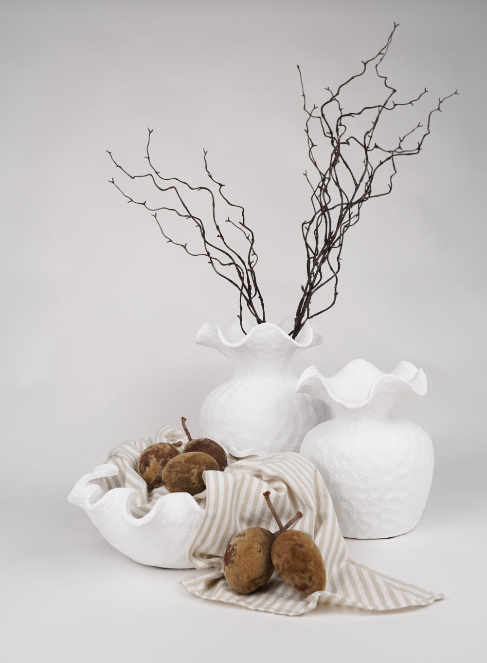 Namoli White Vase 30cm