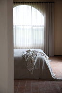 Izzy Linen Stripe Throw