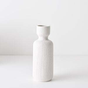 Alena White Chalk Vase 26cm