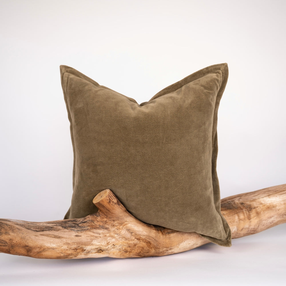 Evelyn Olive Cushion