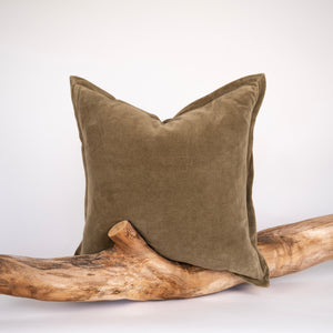 Evelyn Olive Cushion Cover 50x50cm