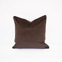 Koa Chocolate Velvet Cushion Cover