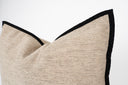 Maya Beige & Black Cushion Cover