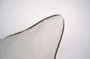 Muse White & Brown Cushion Cover