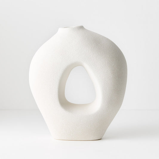 Nadika White Vase 28cm