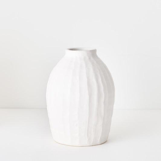 Naltika White Vase 23cm