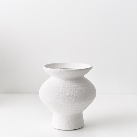 Ola White Vase 23cm
