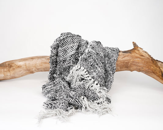 Wabi Black Throw