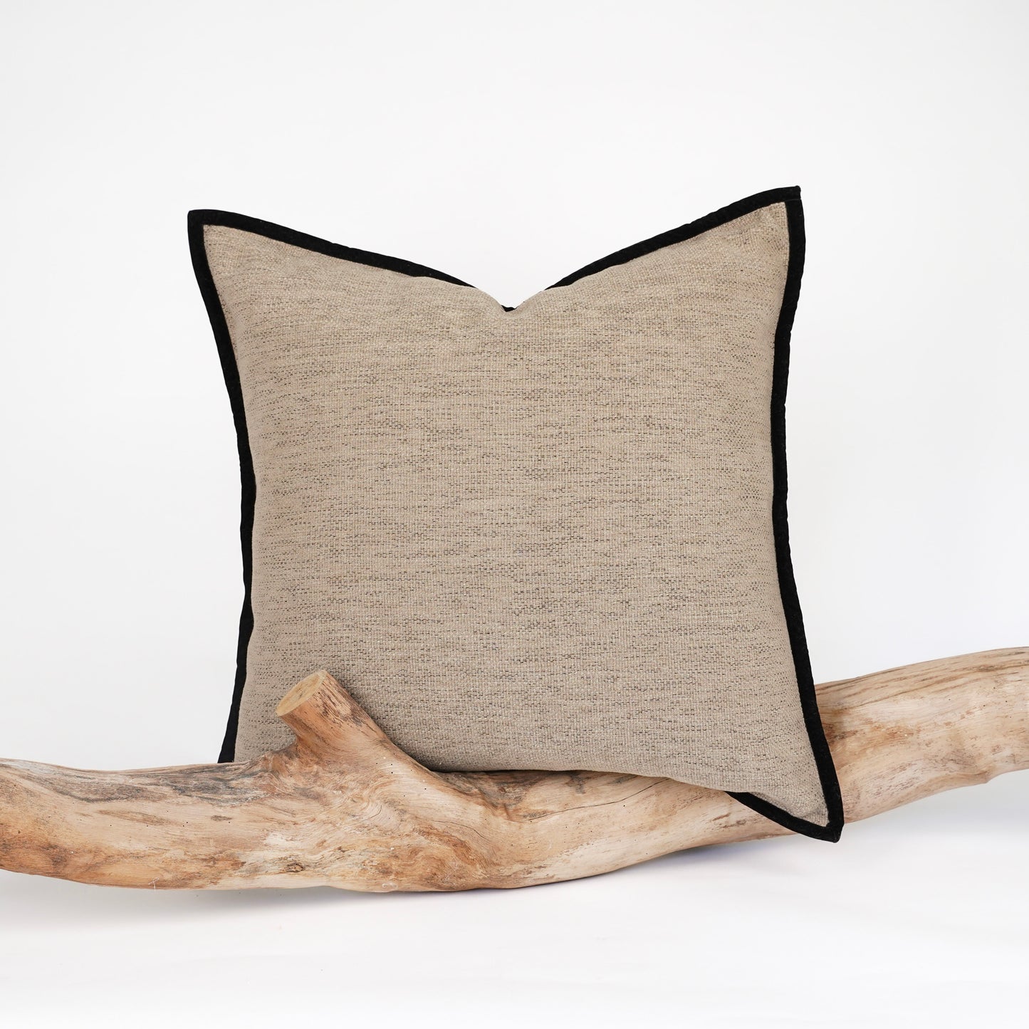 Maya Beige & Black Cushion