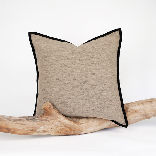 Maya Beige & Black Cushion